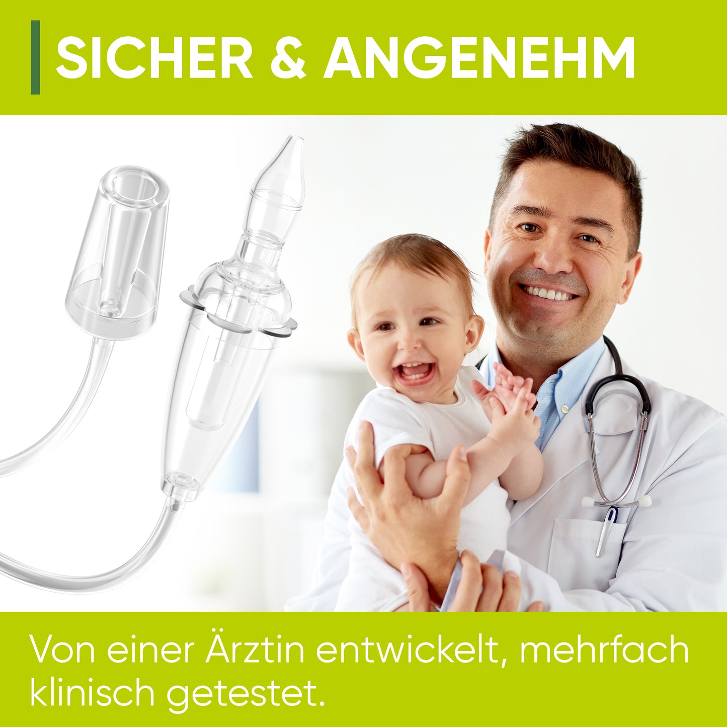 Airmed's Nasensauger Reinigungsbürste. Ersatzteil für Pflege & Hygiene